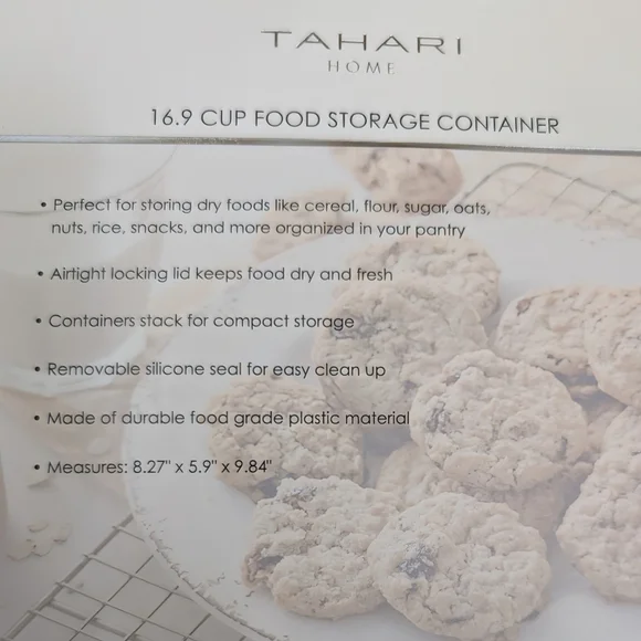 NEW Set 3 TAHARI Large Clear Food Storage Container Stackable BPA Free Snap Pink - Picture 6 of 14